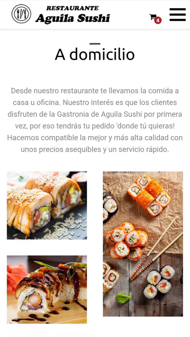 Aguila Restaurante Screenshot