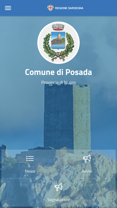 Comune di Posada Screenshot