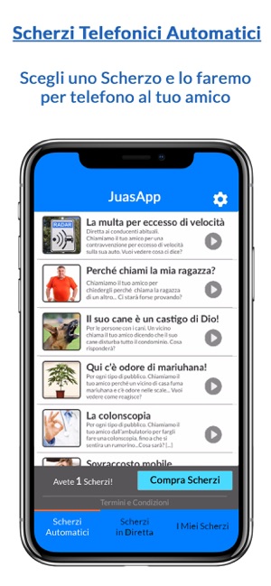 JuasApp - Scherz Telefonico su App Store