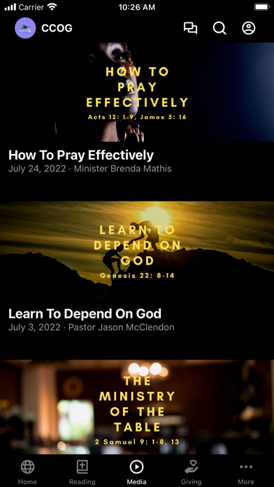 Community Church of God Macon Screenshot