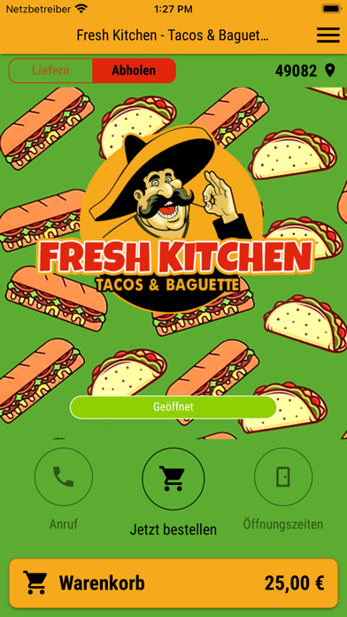 Fresh Kitchen Tacos Baguette Screenshot