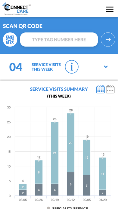 STERIS ConnectCare Screenshot