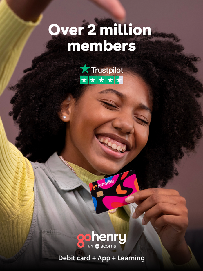 GoHenry Youth Debit Card and App