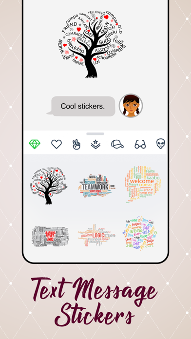 Text Message Stickers Screenshot