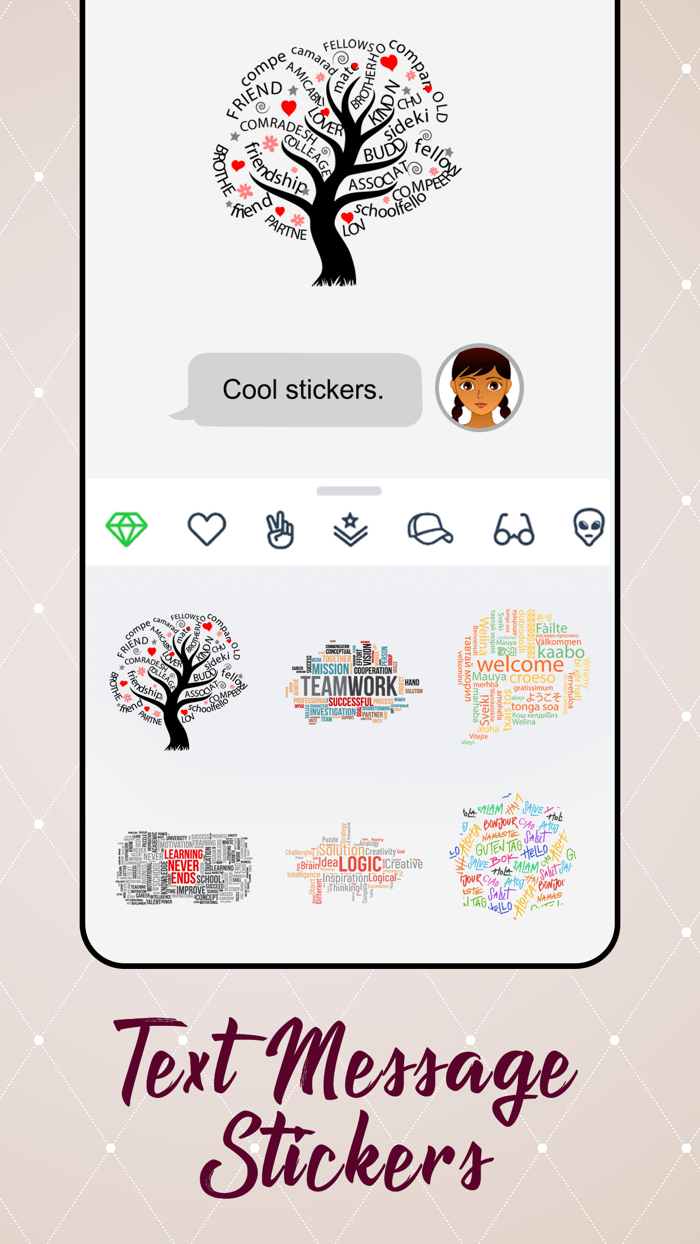 Text Message Stickers