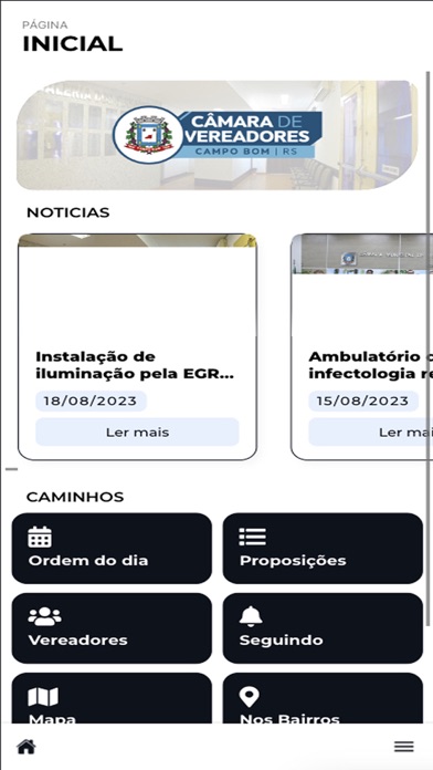 Câmara de Campo Bom RS Screenshot