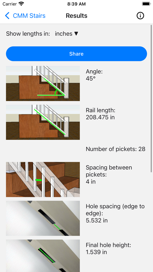 #5. CMM Stair Rail Calculator (iOS) 게시자: CMM, Inc.