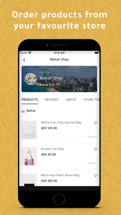 Mahali Store Screenshot