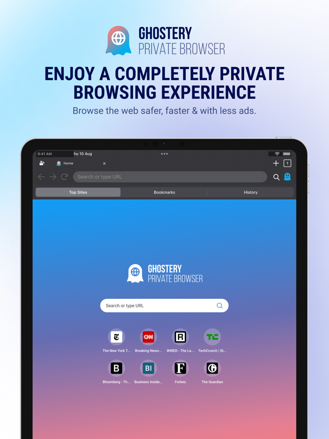 ‎Ghostery Private Browser Screenshot