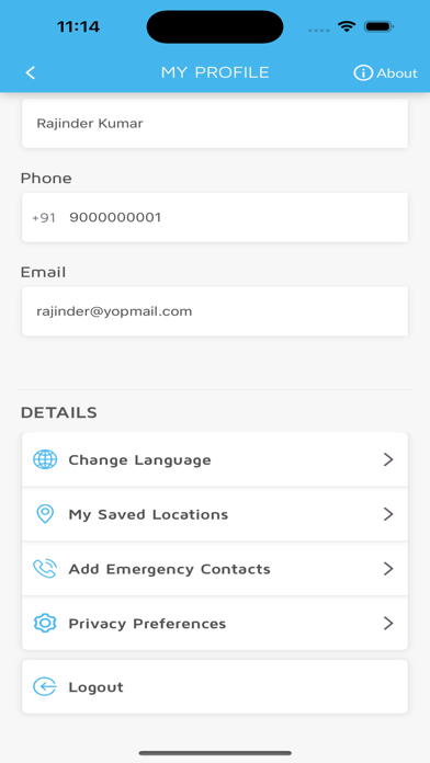 Hey Taxi App Screenshot