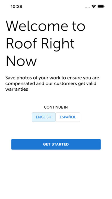 Roof Right Now Job Management Screenshot
