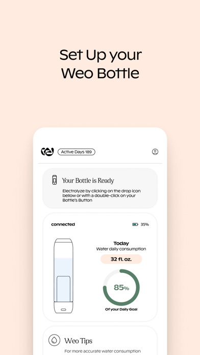 The Weo Bottle Screenshot
