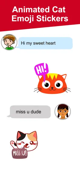 Game screenshot Animated Cats Moji apk