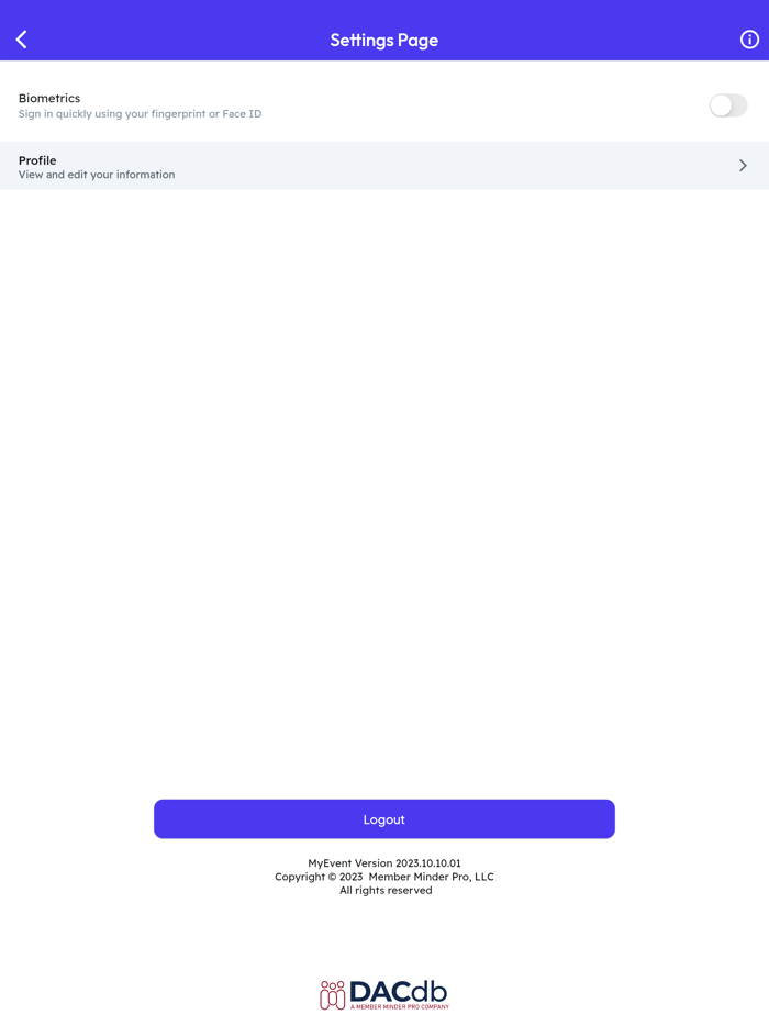 MyEvent by Member Minder Pro
