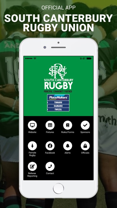 South Canterbury Rugby Union Screenshot