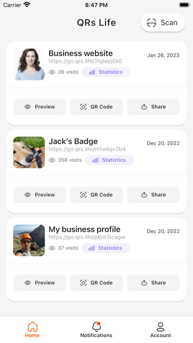 QRs Life Screenshot