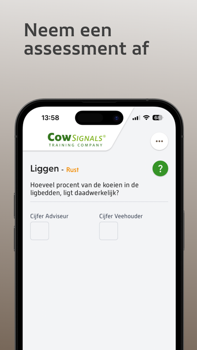 Screenshot #1 pour CowSignals® Welzijn Assessment