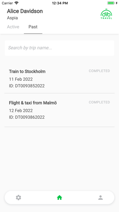 DIB Travel Screenshot