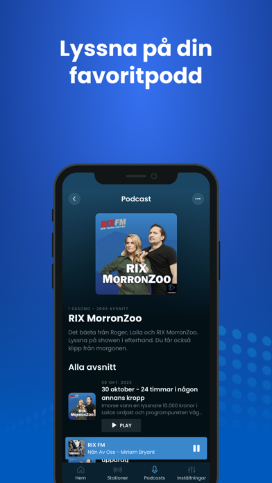 RIX FM Screenshot