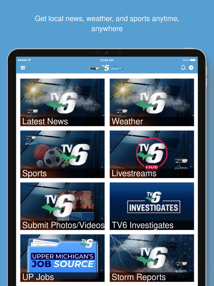 TV6 and FOX Up - WLUC News