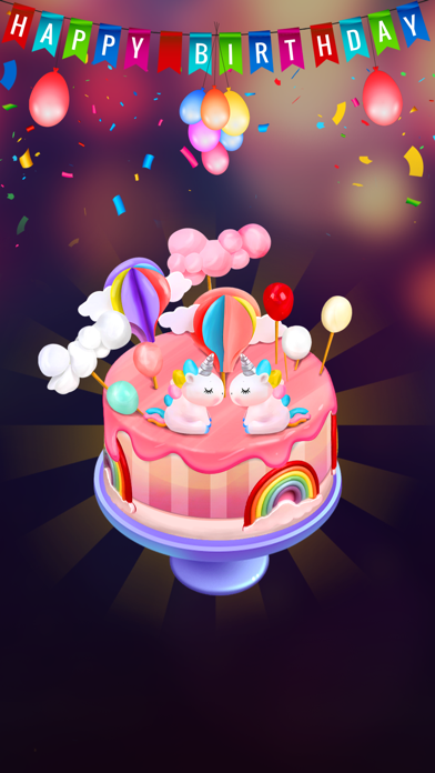 DIY Birthday Cake Making Game Screenshot