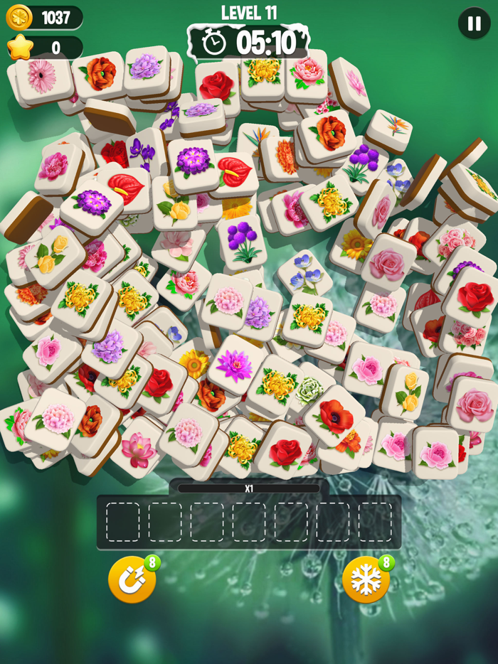 Zen Blossom Flower Tile Match