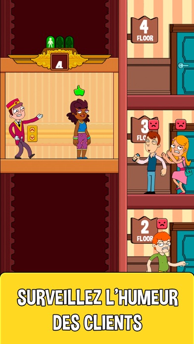 Screenshot #2 pour Hotel Elevator: Jeu de Gestion