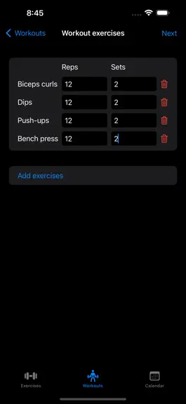 Game screenshot IronHit: Workout Tracker apk