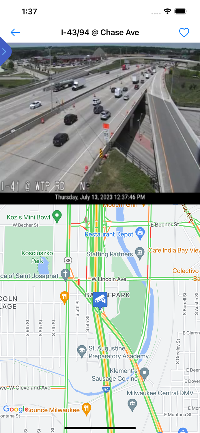 Live Traffic - Wisconsin