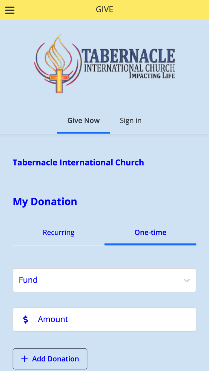 Tabernacle Intl Church