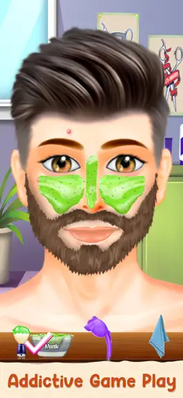 Game screenshot Beard Salon Hair Cutting Game apk