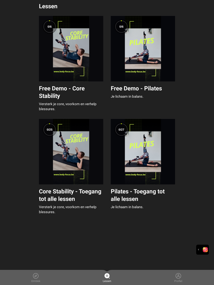 Core stability and pilates