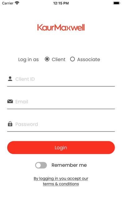Screenshot 1 of Kaurmaxwell Portal App