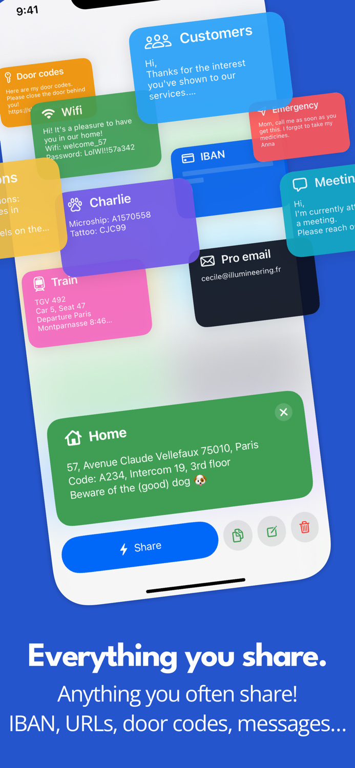 SharePal - Quick info sharing