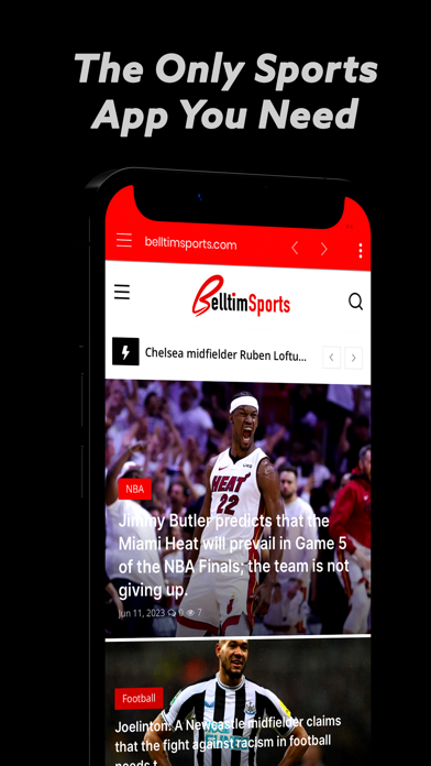 Belltim Sports Screenshot