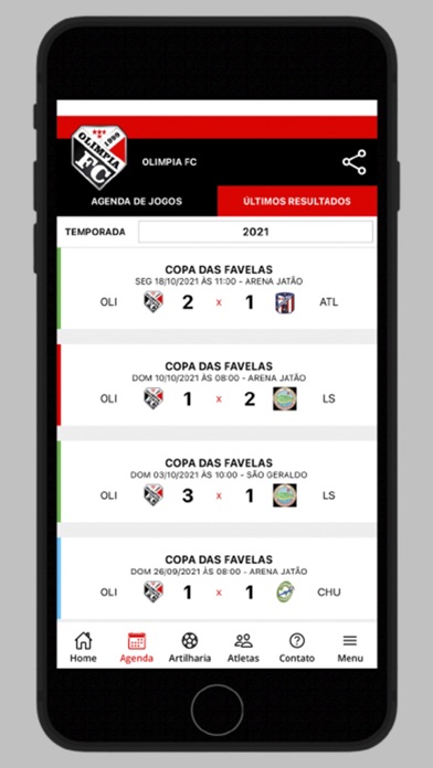Screenshot #2 pour Olimpia FC