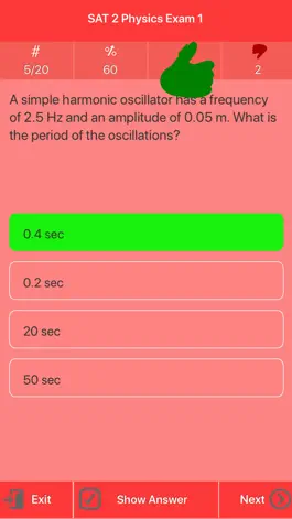 Game screenshot SAT 2 Physics Exam Prep hack