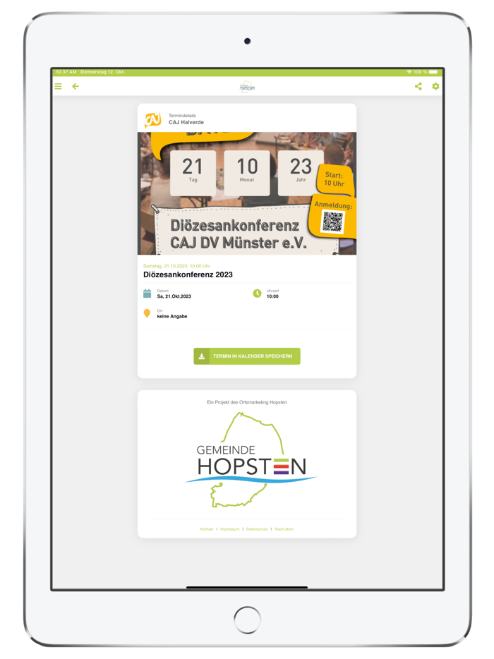 Hopsten App