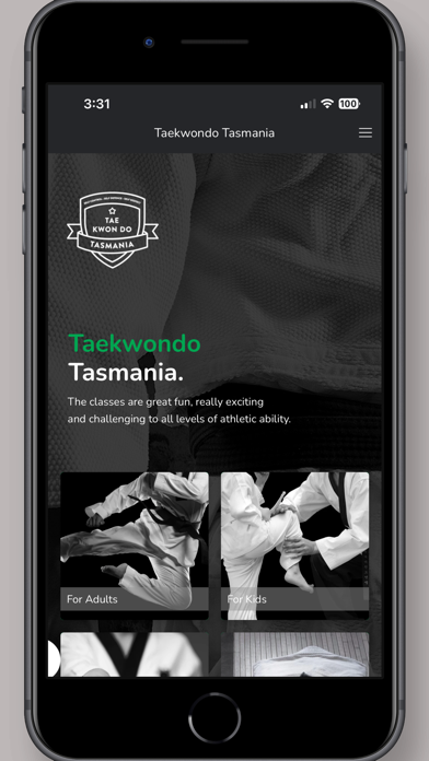 Tae Kwon Do Tasmania Screenshot