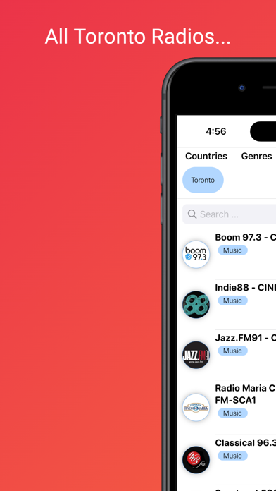 Toronto Radio Stations - News Screenshot