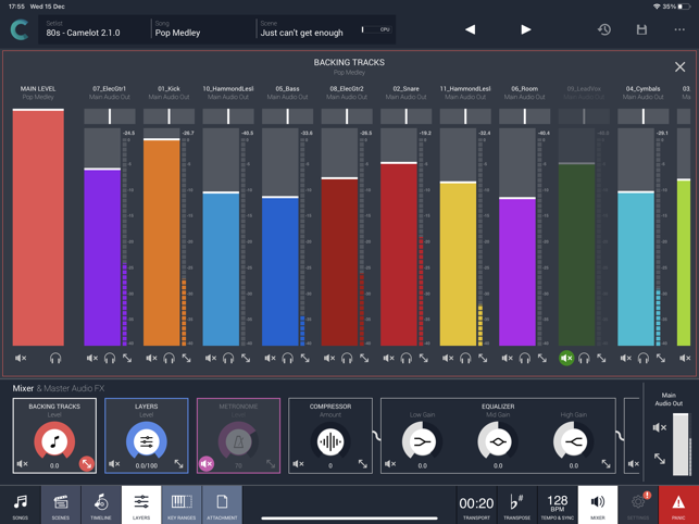 ภาพหน้าจอของ Camelot Pro