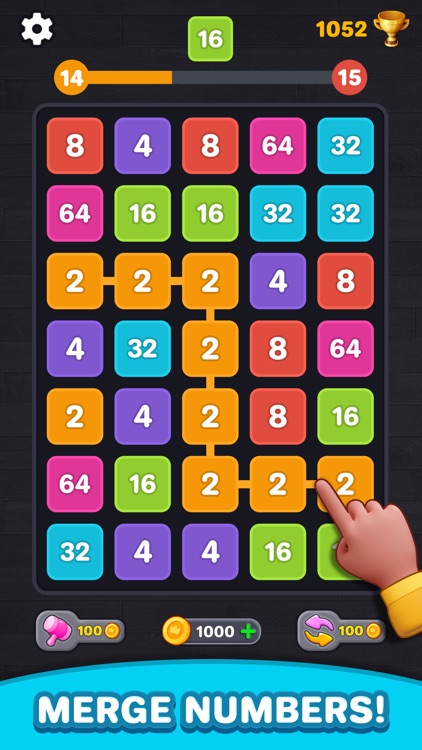 2248 number puzzle: merge game
