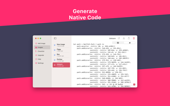 Infinite Loop SVG to Swift