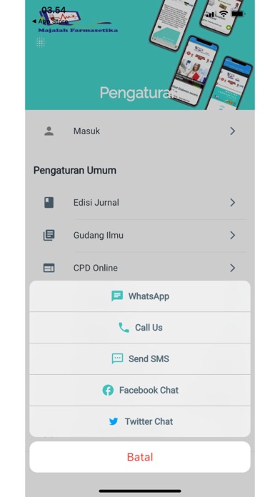 Majalah Farmasetika Screenshot