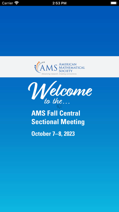 AMS Fall 2023 Central Screenshot