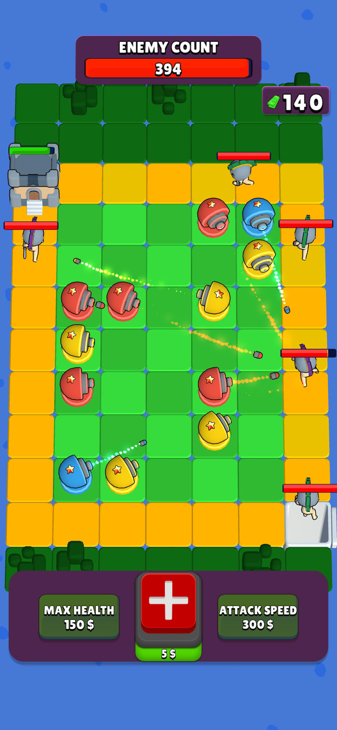 Build Defense - Tap to Merge