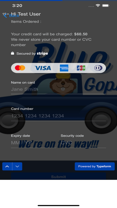 Blue Gopher App Screenshot