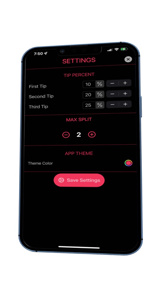 #2. Split: Tip Calculator (iOS) Podle: Anoop tomar