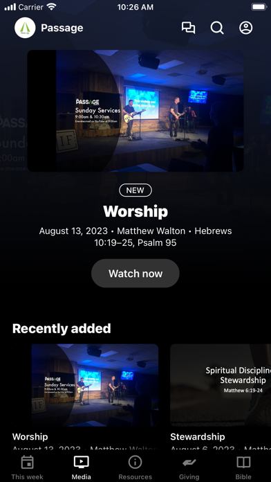 The Passage Church Screenshot