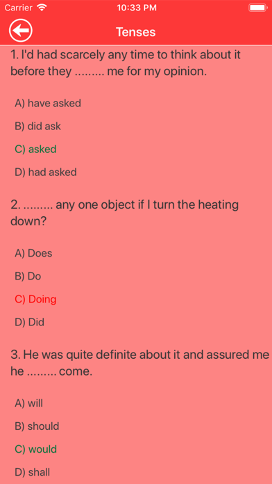 Screenshot #10 for Advanced English Grammar